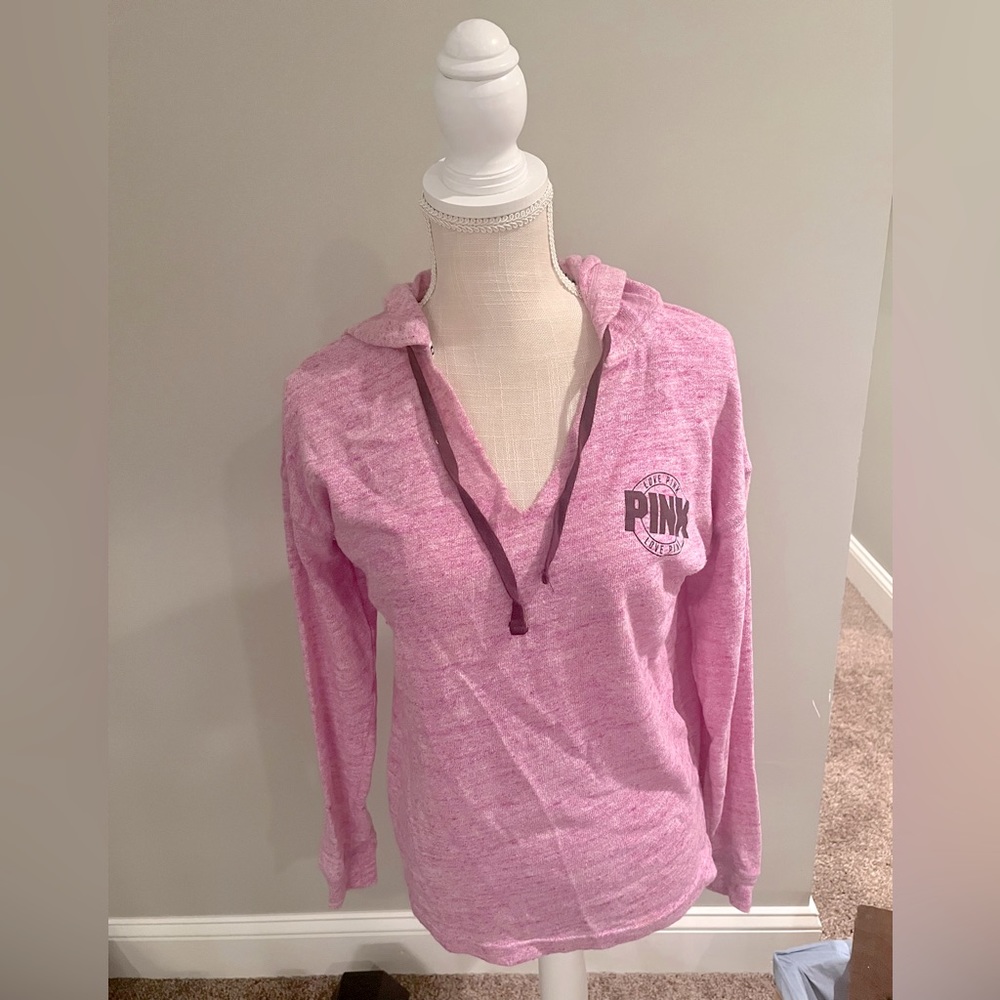 Pink Victorias Secret XS lightweight hoodie